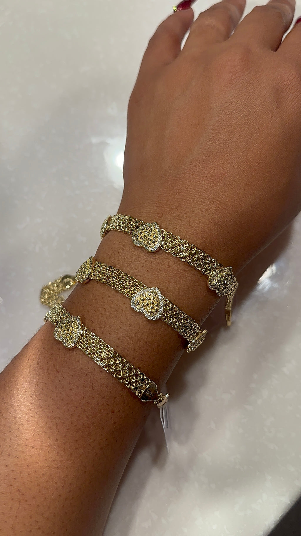 Gold Nugget HRT Bracelet