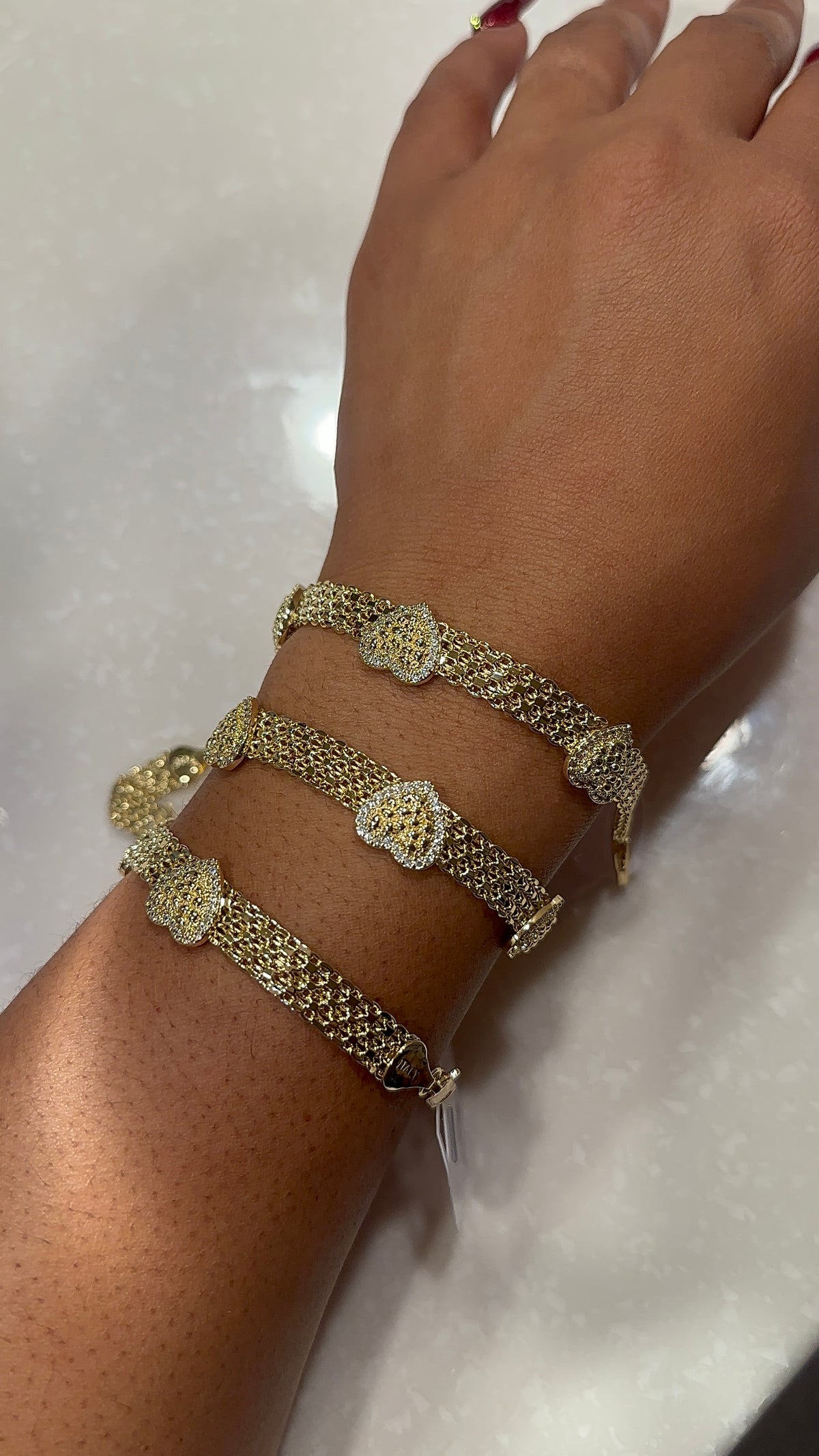 Gold Nugget HRT Bracelet