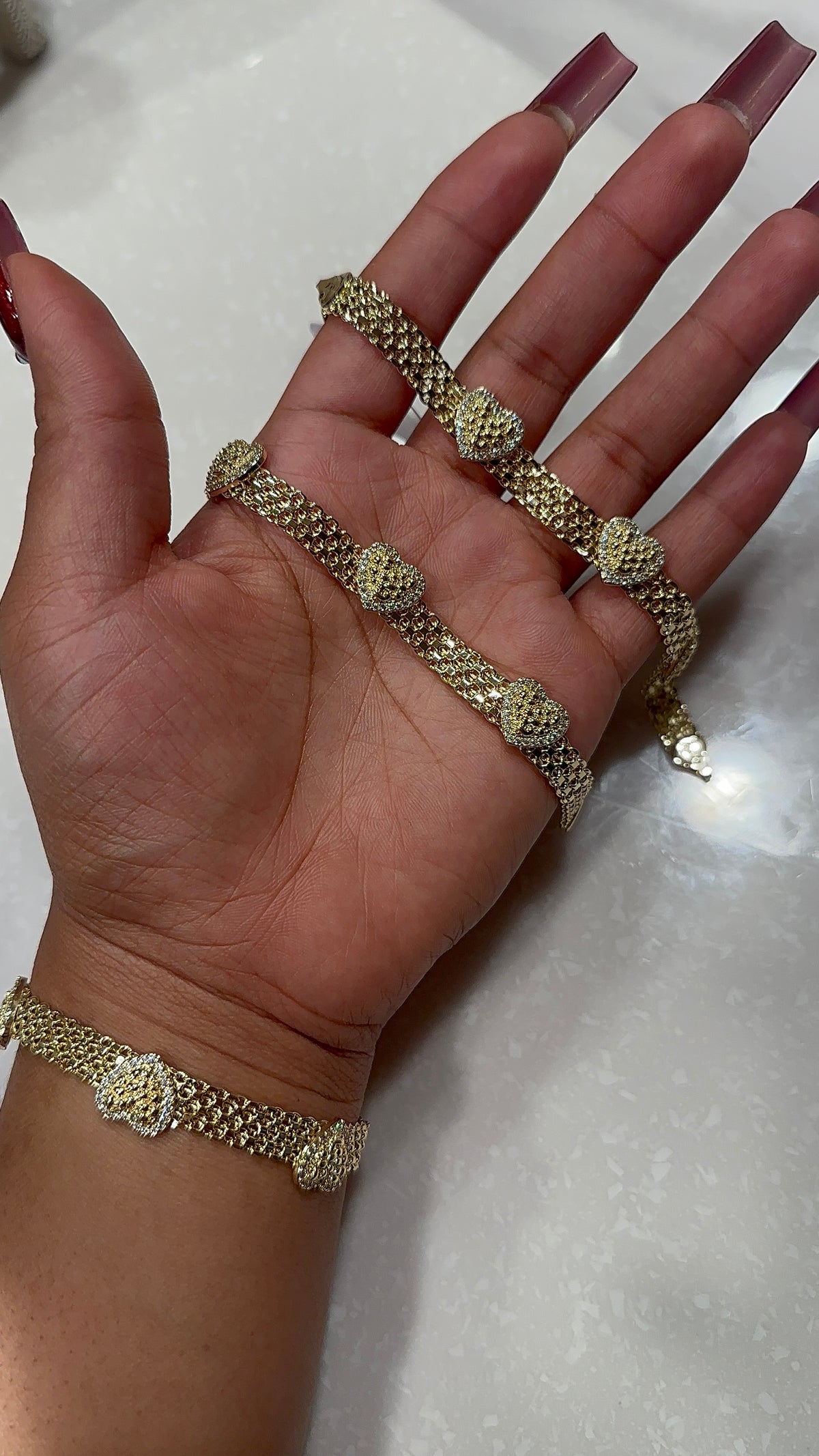 Gold Nugget HRT Bracelet