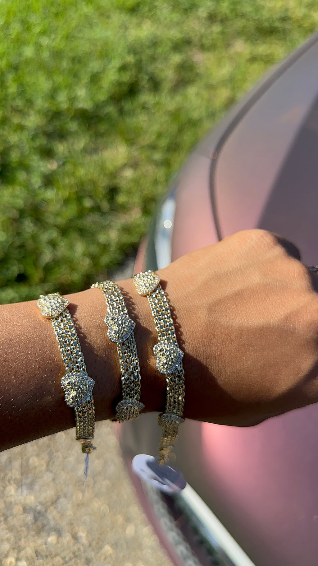 Gold Nugget HRT Bracelet