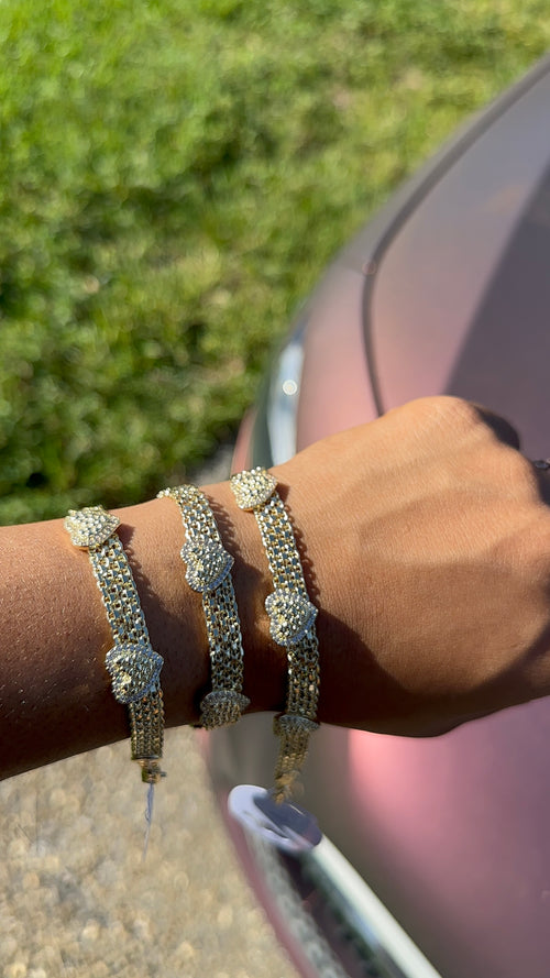 Gold Nugget HRT Bracelet