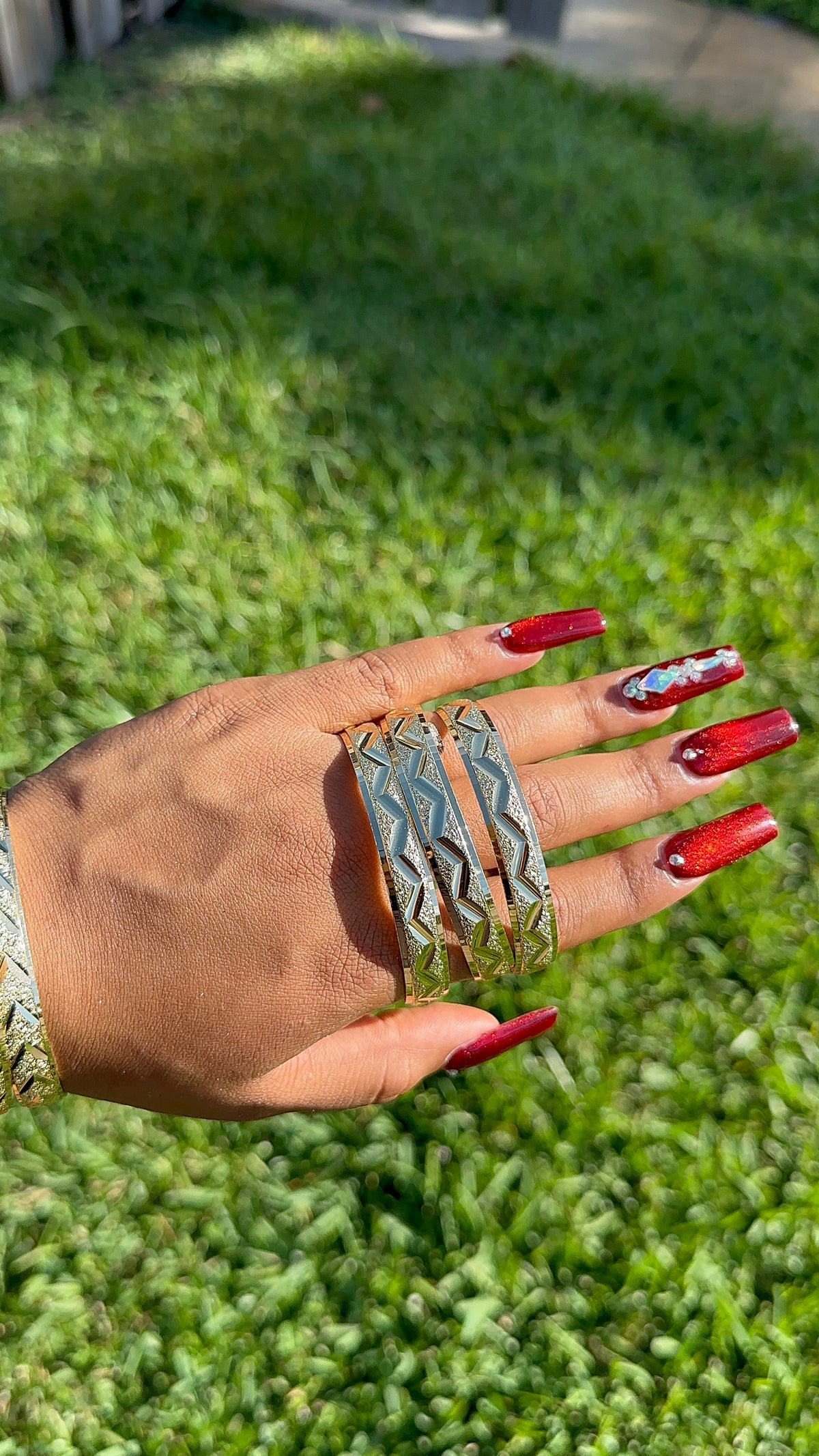 Thicka Bangle ( Zigzag ) 1pc