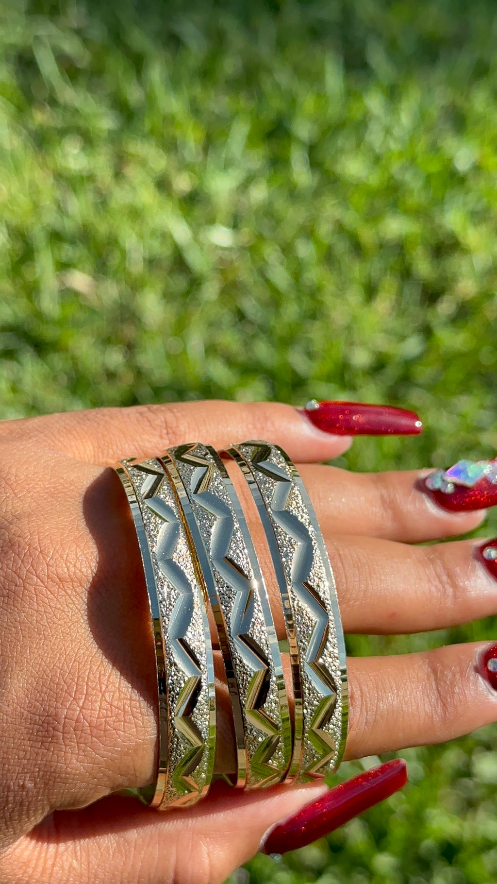 Thicka Bangle ( Zigzag ) 1pc