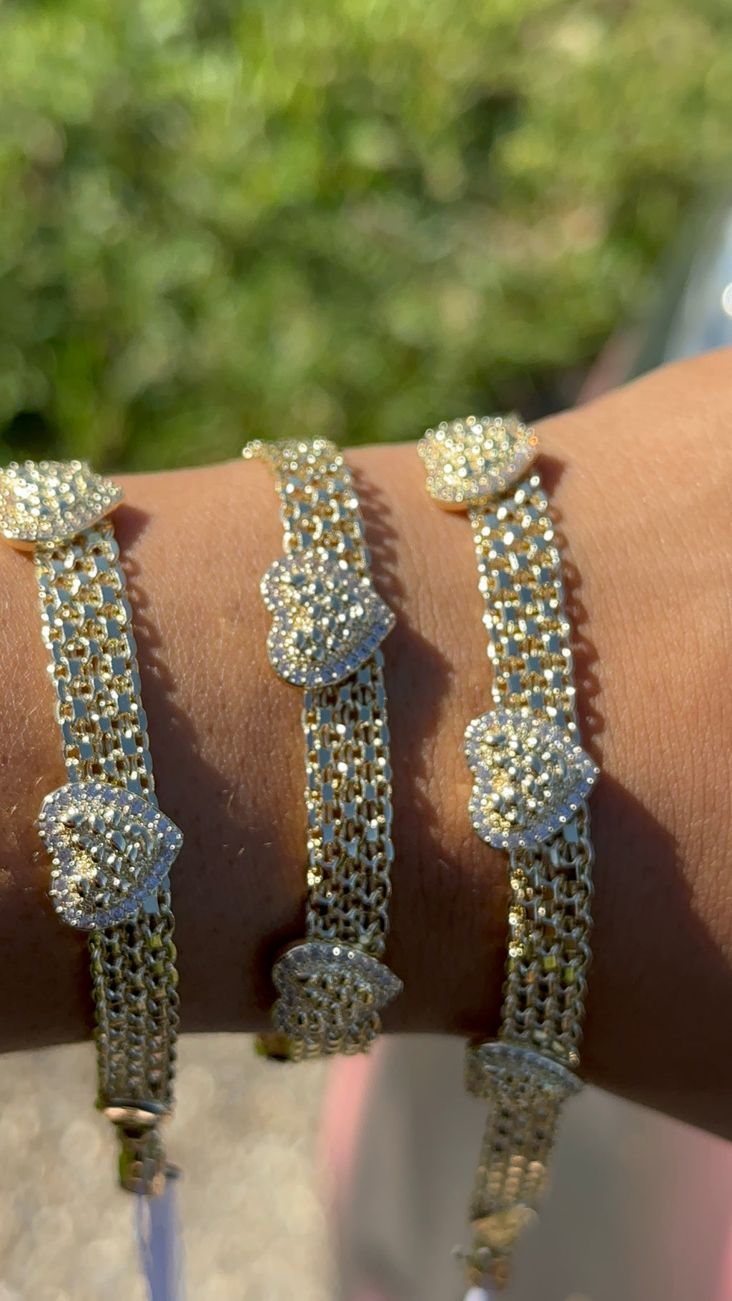 Gold Nugget HRT Bracelet