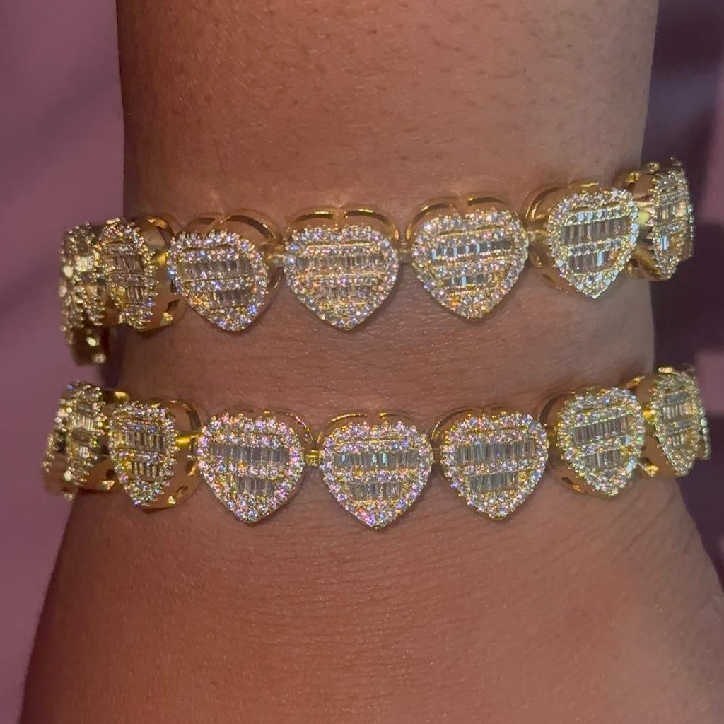 HRT Baguette Tennis Bracelet